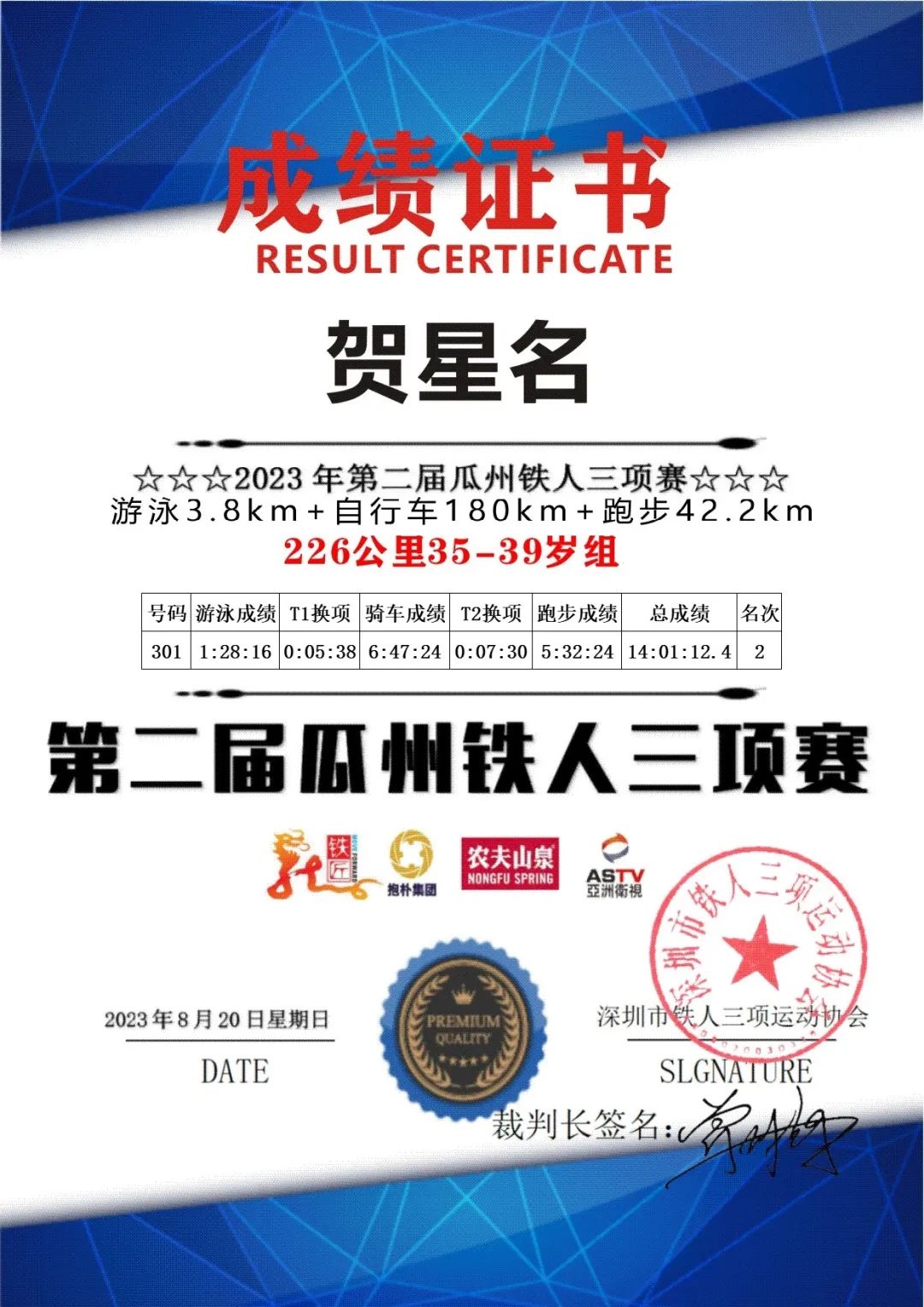 祝贺:2023第二届玄奘足迹瓜州铁人三项赛成功举办