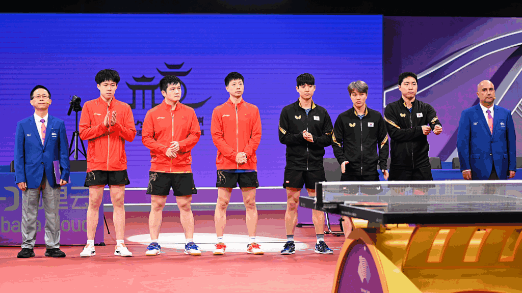 亚运乒乓男团中国3：0击败韩国夺八连冠