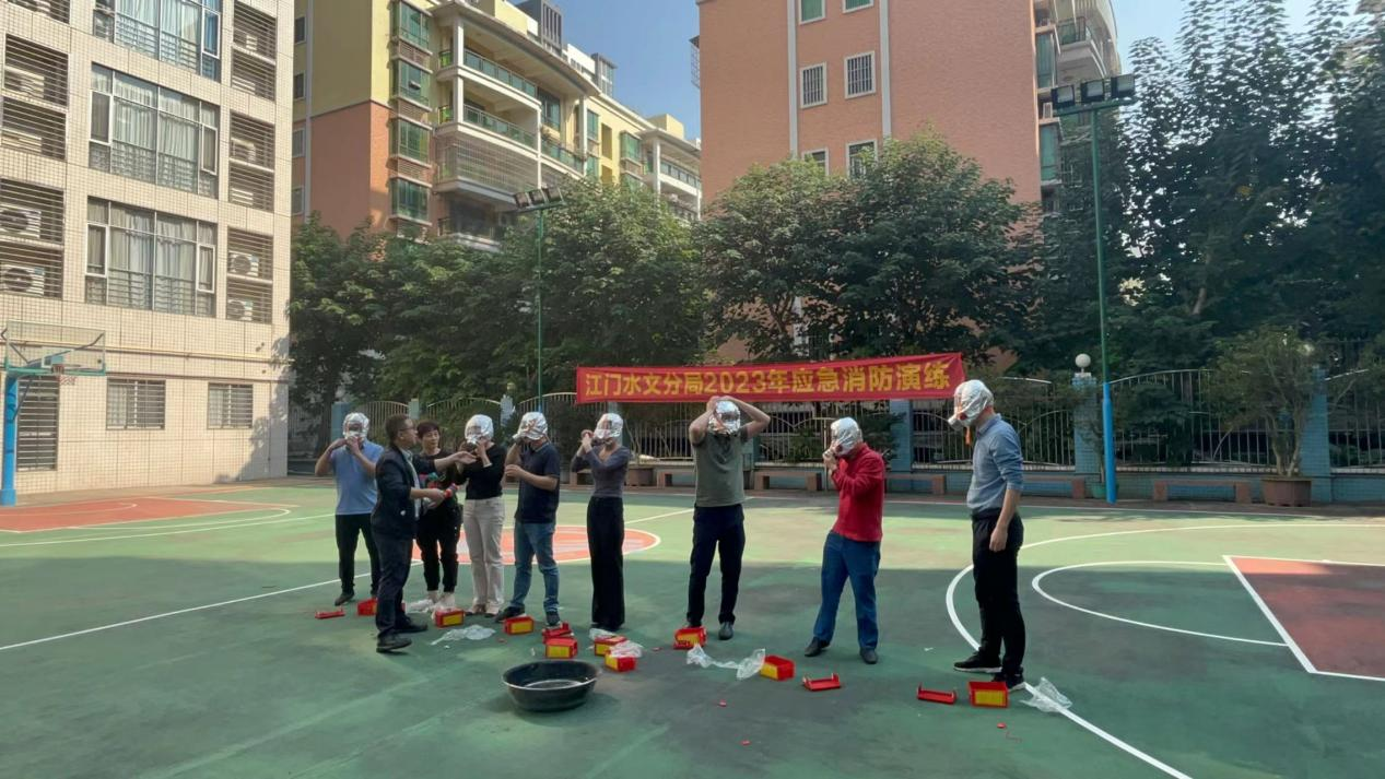 江门水文分局开展2023年应急消防演练