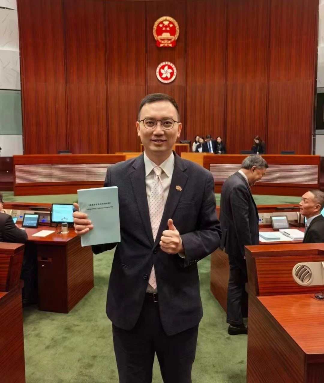 記全國政協委員、立法會議員李鎮強2024年的3月