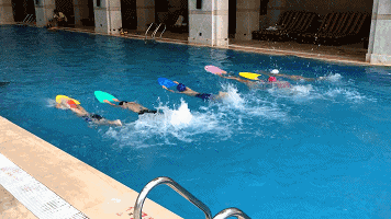 罗田森林公园小铁人基地五一劳动节游泳公益培训班开班啦！