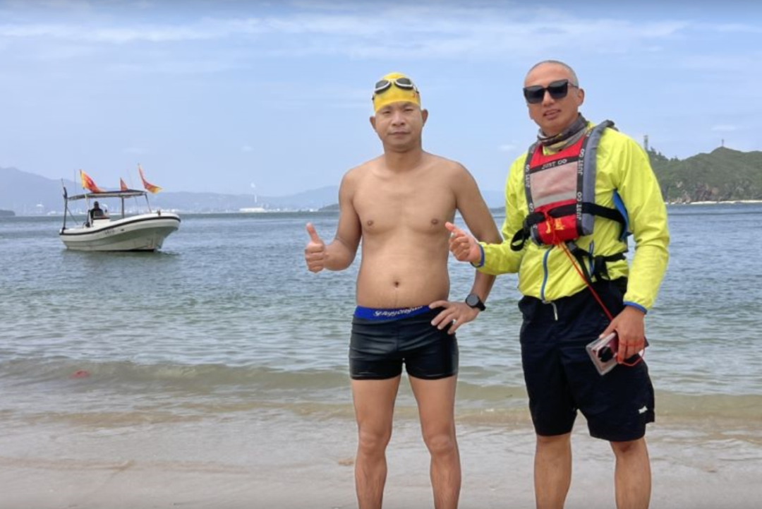 2024第四届东方鲲鹏横渡大亚湾 再创历史新纪录