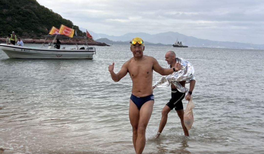 2024第四届东方鲲鹏横渡大亚湾 再创历史新纪录
