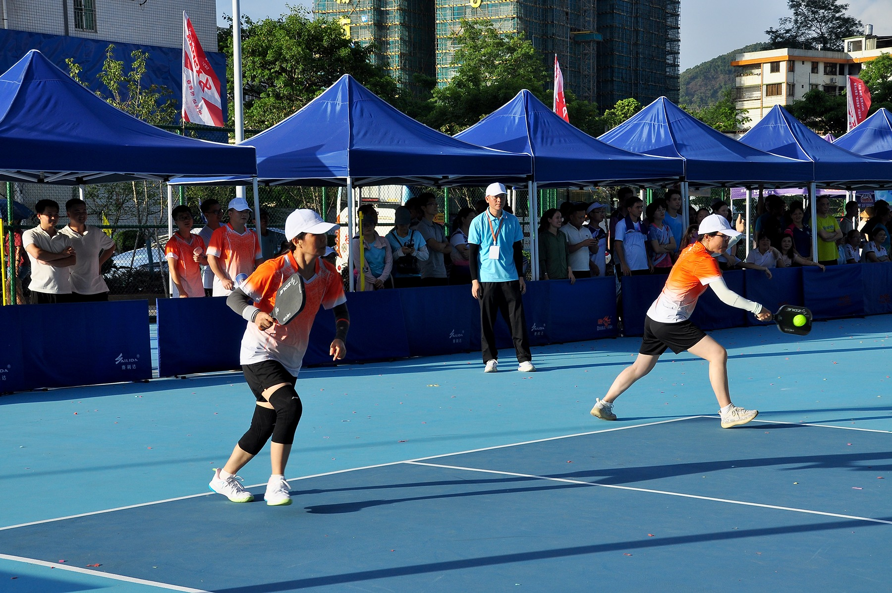 国内外64个队近1000人云集封开PK“论剑” 2024年大湾区（肇庆·封开）乡村振兴“杏花宾馆杯”匹克球公开赛见分晓