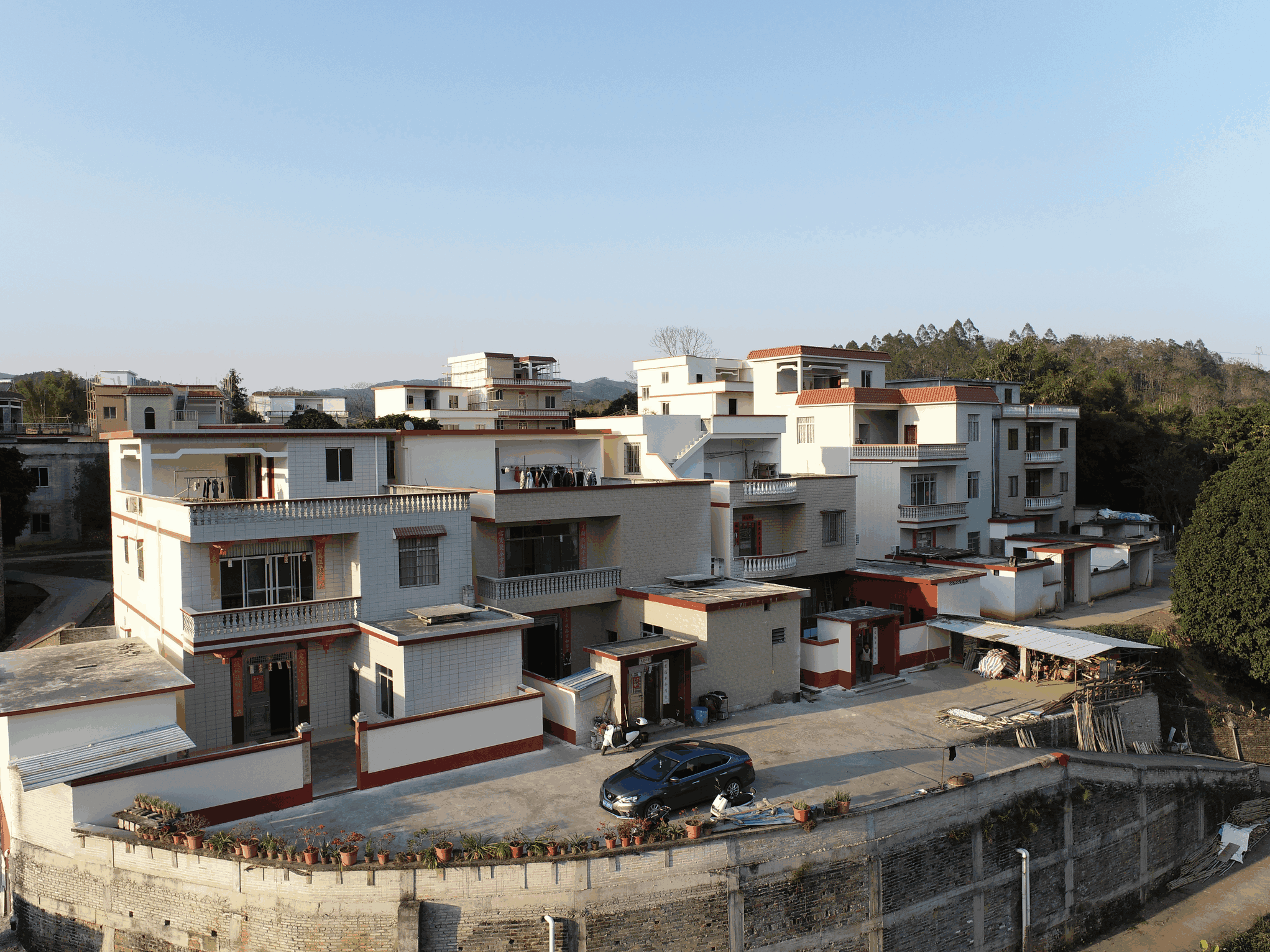 封开江口风貌提升、春意盎然中的“新生”