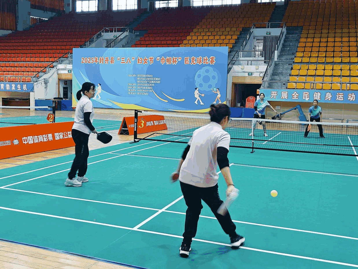 岭南古都举行第二届“三八”妇女节“巾帼杯”匹克球比赛