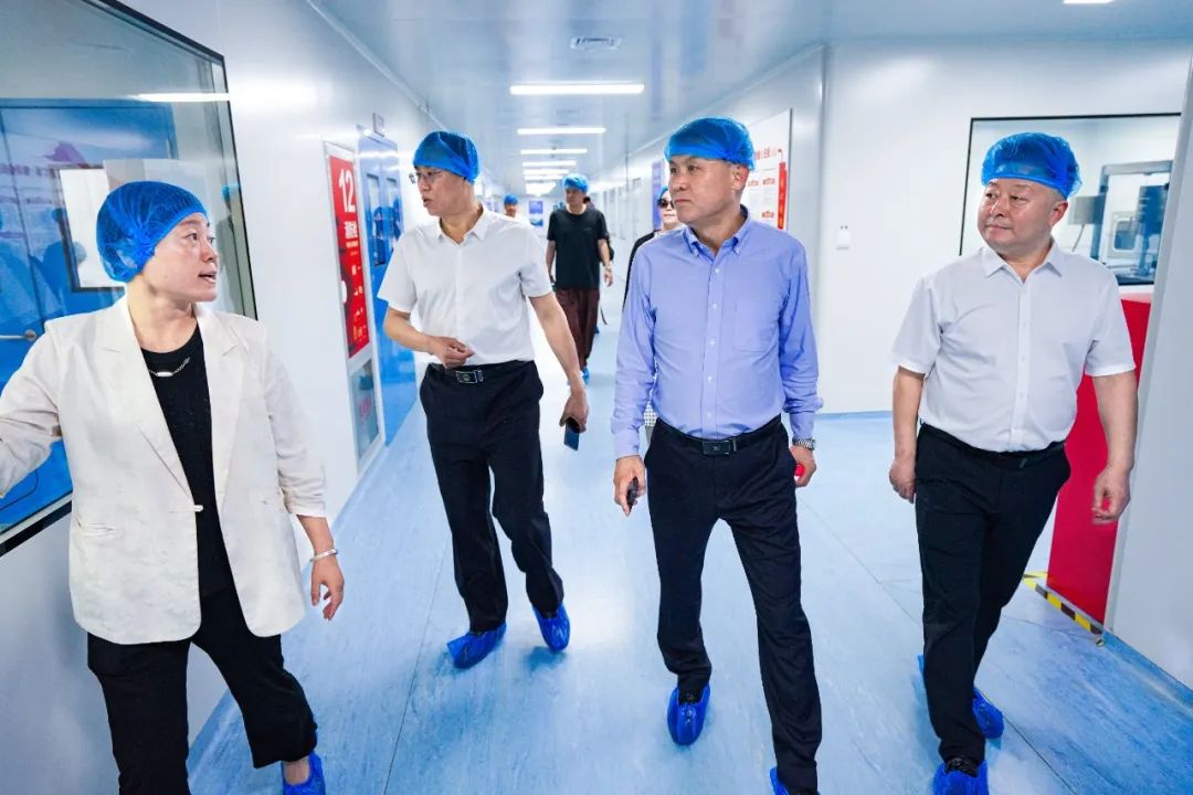 热烈欢迎中国食文化药食同源食品协会领导一行 莅临肽都集团参观考察