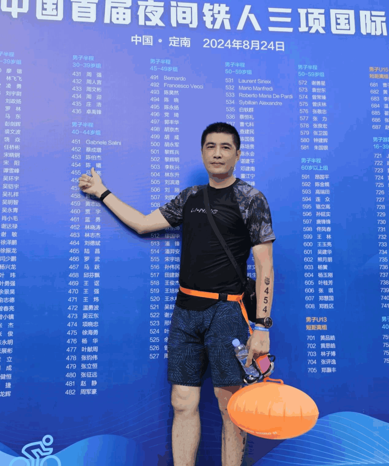 挑战黑夜，超越自我！定南夜间铁人陈曦！