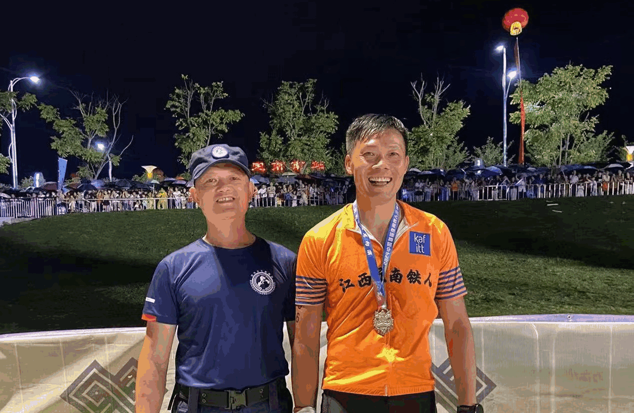 “鲲鹏径”全球铁人传奇之古荣华的蜕变人生—记定南县铁人三项运动协会会长古荣华的体育重生之路