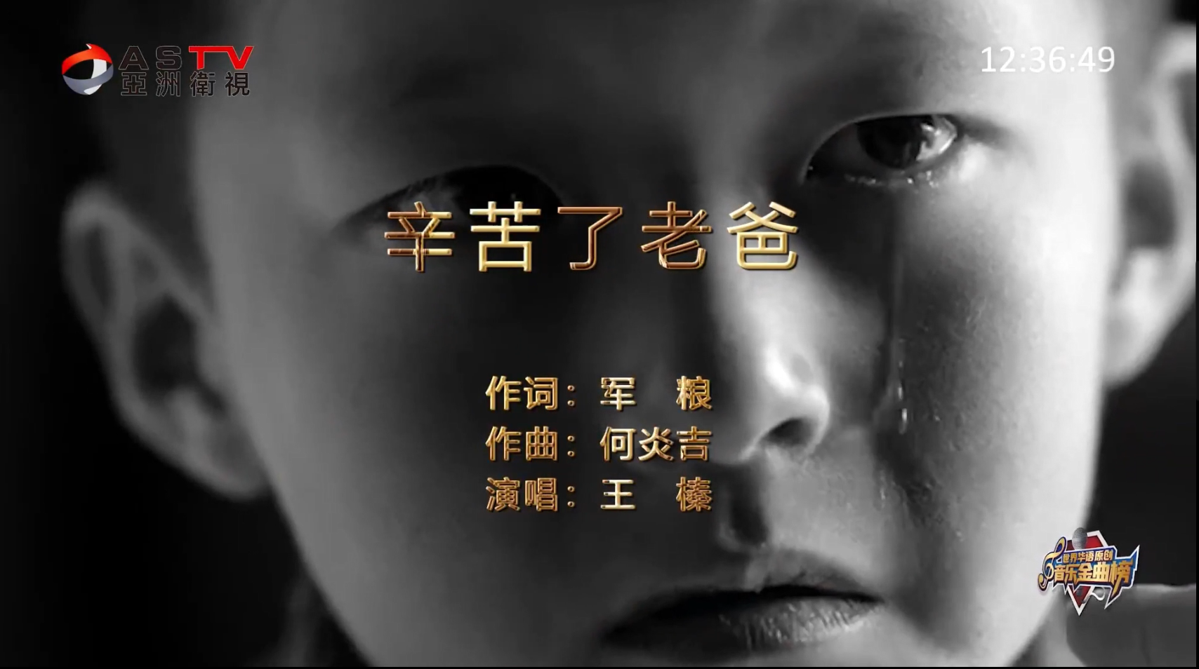 MV展播：《辛苦了老爸》作词：军 粮  作曲：何炎吉  演唱：王 榛