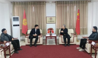 中亚广东总商会与吉尔吉斯斯坦奥什国立大学孔子学院座谈交流圆满举行