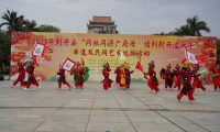 封开五马巡城舞走进幼儿园